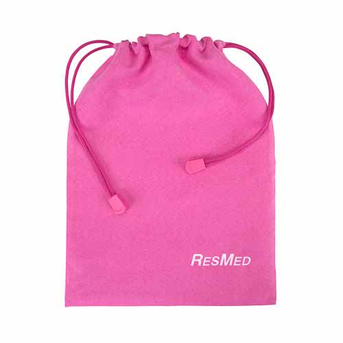 CPAP Mask Drawstring Bag - Pink Colour