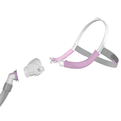 Swift™ FX Nano for Her Headgear Assembly - Pink Colour