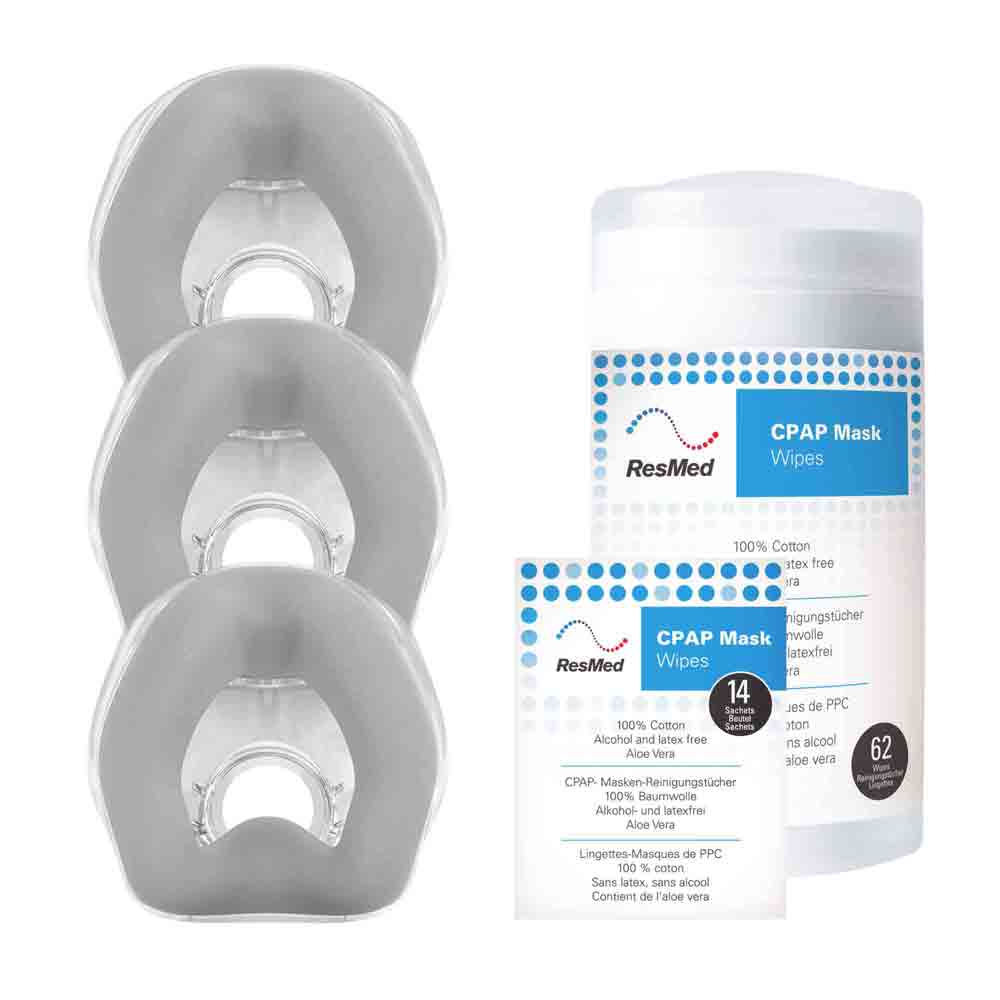 AirTouch™ N20 cushion 3 pack - with wipes