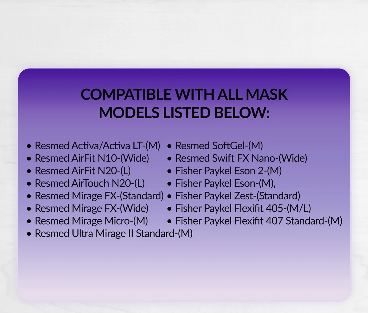 CPAP Medium  nenämaskin suojukset, 30 kpl