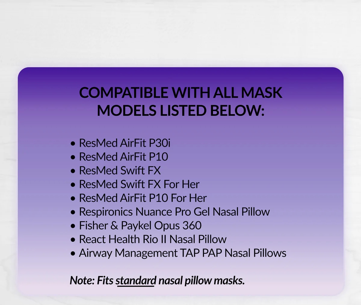 REMZZZ MASK LINER X32 - NASAL PILLOW